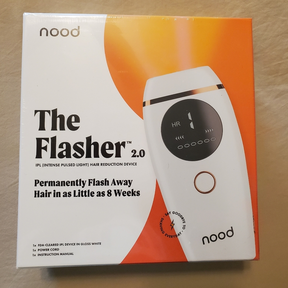 The Flasher 2.0 IPL Hair Reduction Device and After Care Lotion